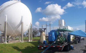 Chevron Sphere Tank Degas | Envent Corporation