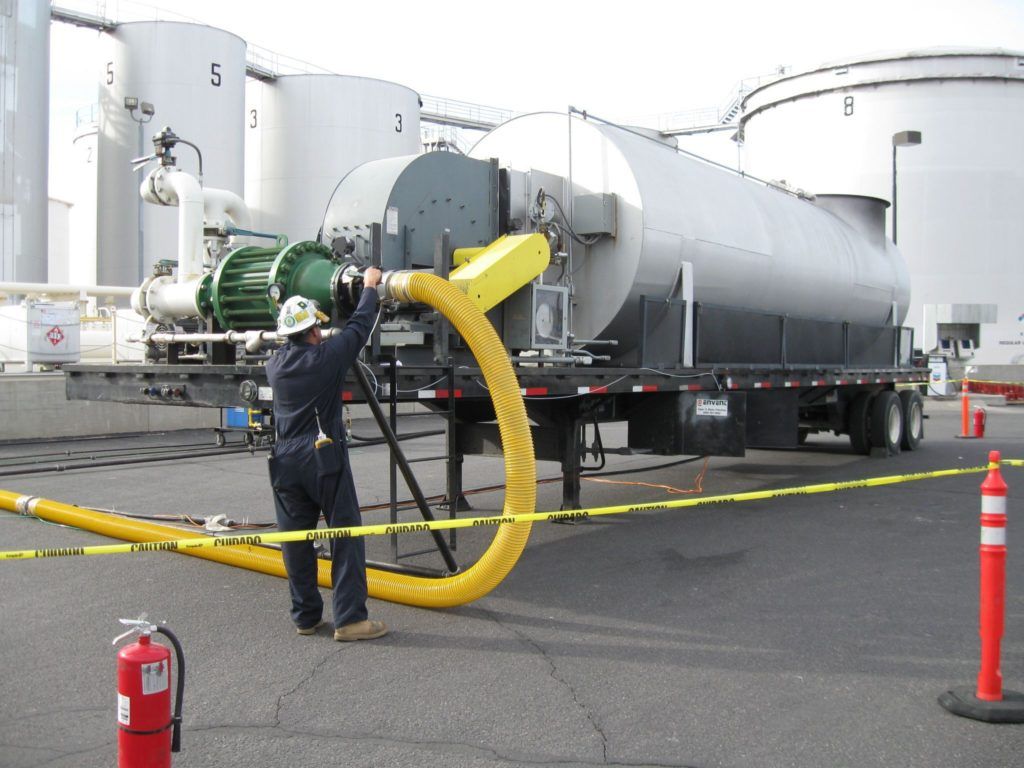 Envent helps to provide a solution to handle Liquid Ammonia tank skid evacuation