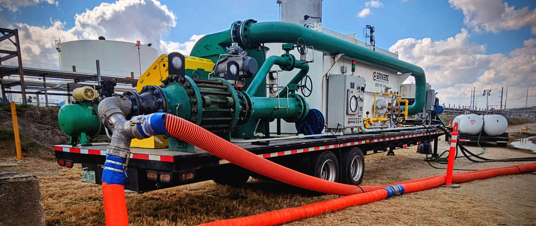 Naphtha Tank Degassing Case Study: LDEQ-Compliant Mobile Thermal Oxidation